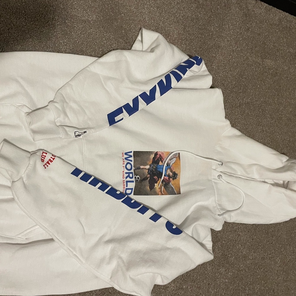 Fxxking rabbit hoodie in size M